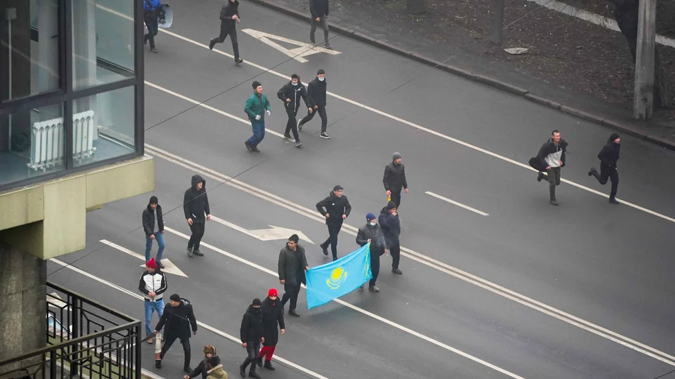 Demokratiaktivister i Kazakstan besköts i början av året av militären, under demonstrationer. 