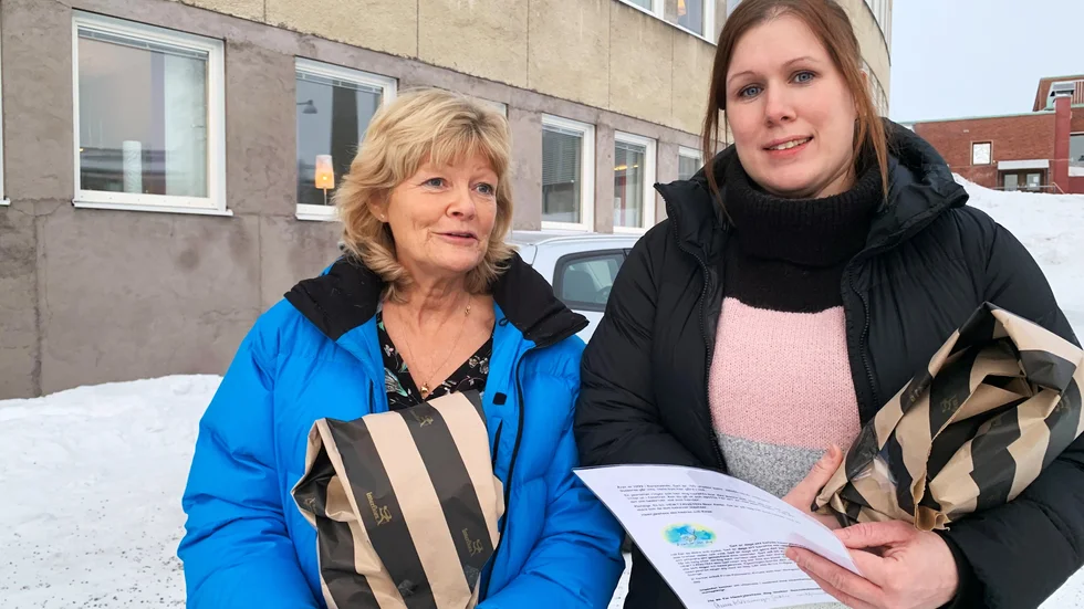 Monca Asplund och Mia Pekkola, undersköterskor i Kiruna fick stipendium för sina insatser i hemtjänsten. Stipendiet ska bli årligt återkommande.