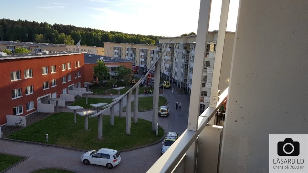 Räddningstjänsten ryckte ut tillGuldringen i navestad på fredagskvällen.