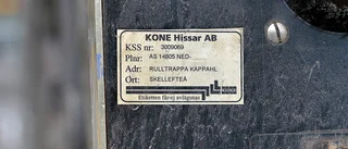 Klassisk Epa-rulltrappa avlägsnad