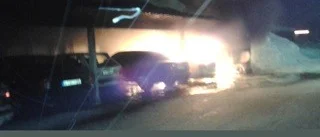 Tre gripna – misstänks för anlagd brand