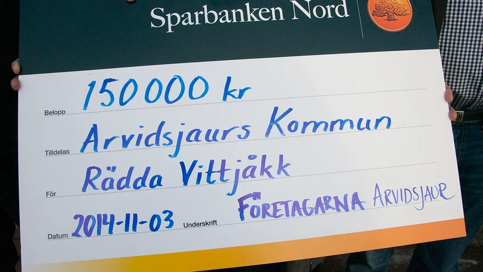 Omkring 45 företag har ställt upp och bidragit till Företagarnas i Arvidsjaur räddningsaktion för driften av skidanläggningen på Vittjåkk.