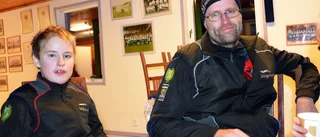 Malåbarnen på skidor