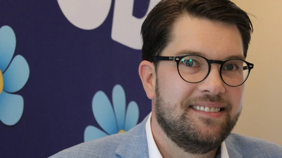 Inga problem med att fälla en budget. -Men det skulle inte vara särskilt konstruktivt, säger Jimmi Åkesson, partiledare för Sverigedemokraterna.