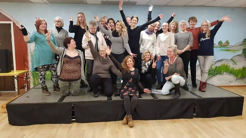 En av de tre körer som medverkar är Valdemarviks Joyvoice.