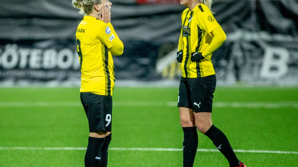 Häcken hade inget att sätta emot Lyon på bortaplan. Arkivbild.