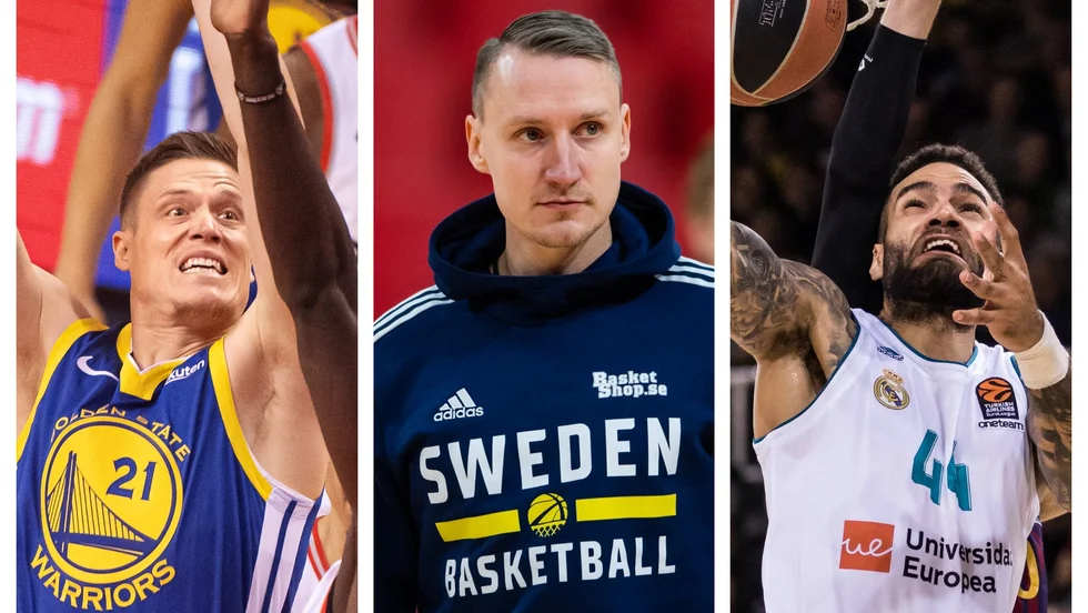 Mikko Riipinen, Jonas Jerebko och Jeffery Taylor – tillsammans i landslaget i sommar? Jerebko har tackat ja till VM-kvalen mot Kroatien i februari. Taylor kanske kan bli tillgänglig till de avgörande matcherna.