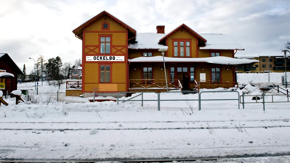 Ockelbo station. Arkivbild.