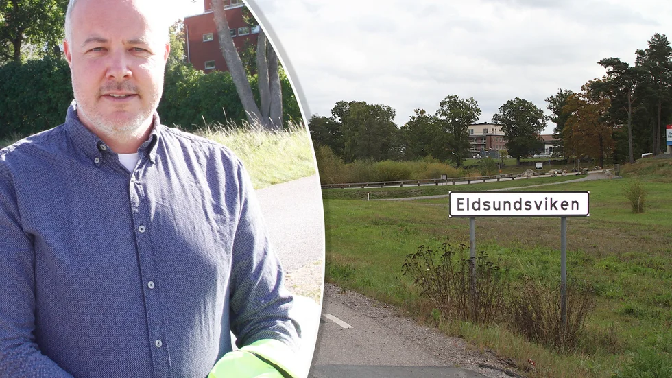 Niklas Persson, driftingenjör på Sveab, känner till problemen med svavelos i utomhusmiljön kring de nya bostäderna i området kring gamla P10 i Strängnäs. Men åtgärder är på gång för att få bukt med lukten.