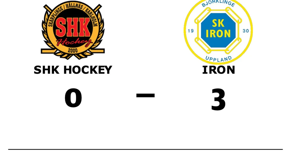 SHK Hockey Club förlorade mot SK Iron Hockey