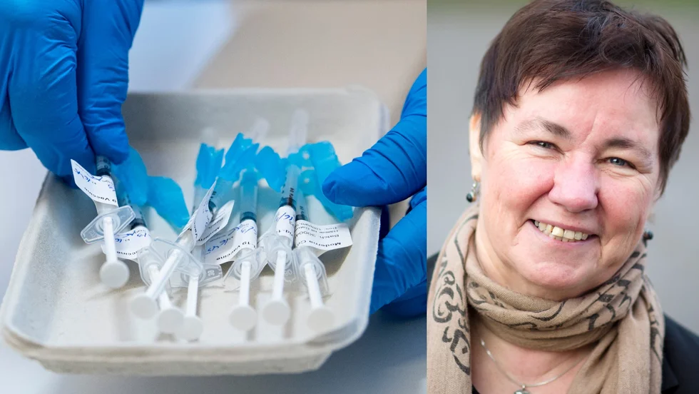 Alla som söker nytt jobb inom kommunens vård och omsorg kommer att få frågan om de är vaccinerade. "Vi ska skydda de äldre och sköra", säger nämndens ordförande Marie-Louise Karlsson (S).