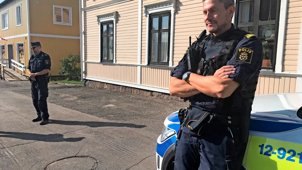 Polisen rubricerar rånet i Jörn som grovt utifrån rånarnas våldsamma tillvägagångssätt.