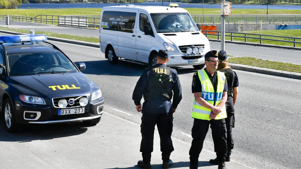 Hans-Lennart Åberg och hans kollegor bekämpar smuggling i Haparanda. 