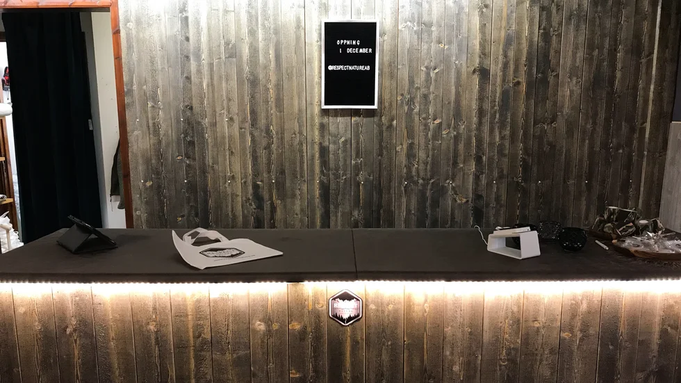 Lokalen håller på att renoveras för fullt. 
