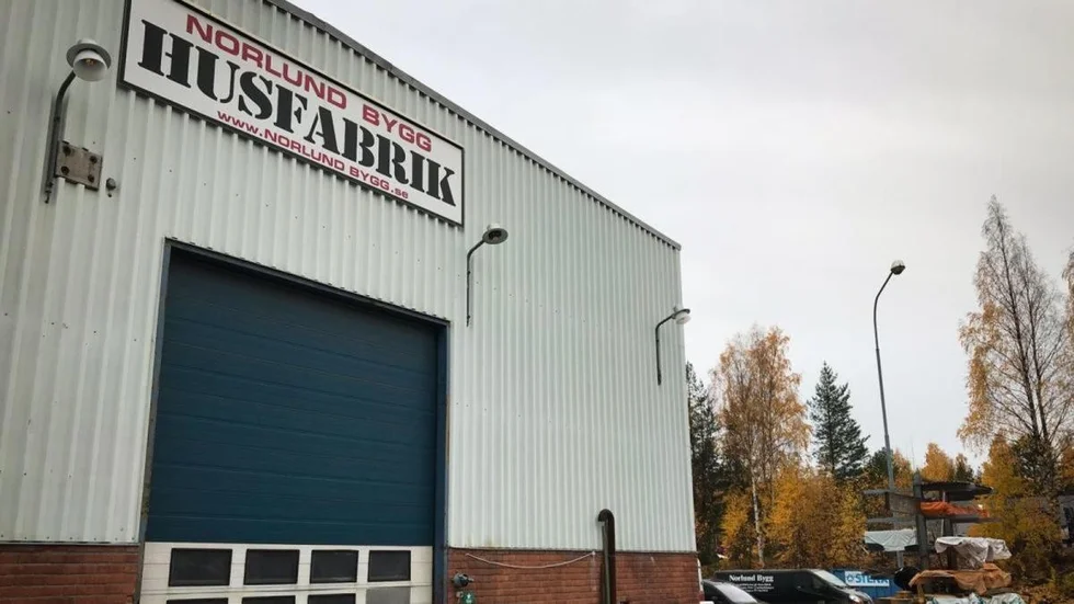 Till salu. Norlund Byggs lokaler i Skelleftehamn finns ute till försäljning.