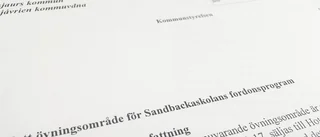 Sandbacka behöver nytt övningsområde – för 3 miljoner