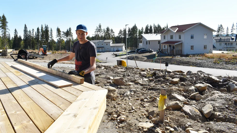 Victor Andersson blev glad över det här läget för sitt hus. 