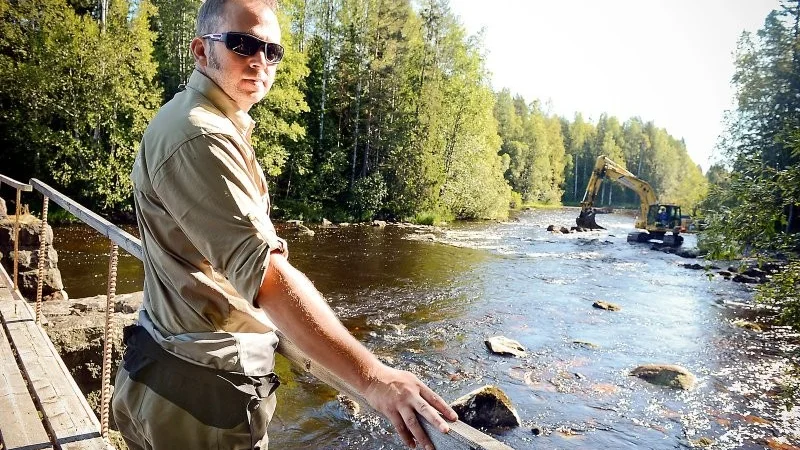 Tony Söderlund, fiskekonsulent, Skellefteå kommun. 