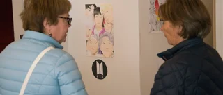 Maja, 15, höll sin första vernissage