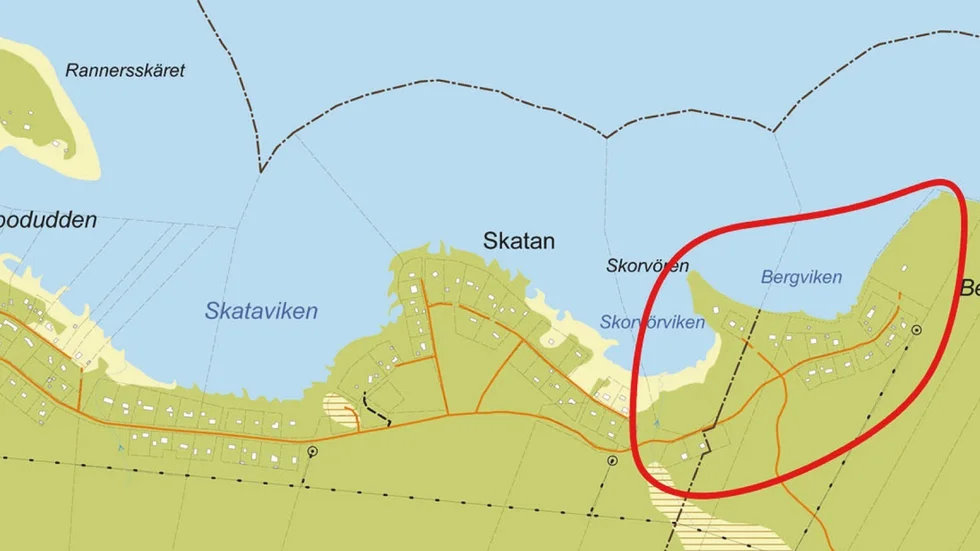 Placering. I området Bergviken/Skorvöviken görs en förtätning av ­fritidshustomter.