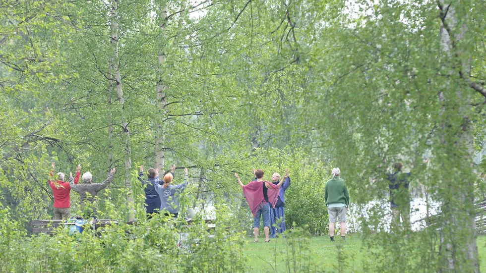 Qigong. Föreningen Norr-Chi har haft medlemsdag på Kyrkholmen.