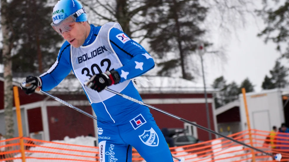 Hoppfull. Den tidigare Burträskbon Erik Silfver, IFK Umeå, hoppas att formen ska hålla i sig inför tävlingssäsongen. Foto: Carina Kvist