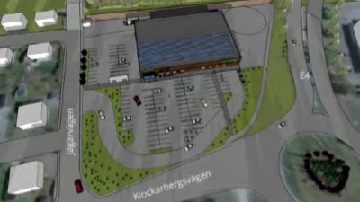 Den tänkta dispositionen av tomten. Illustration: Coop.