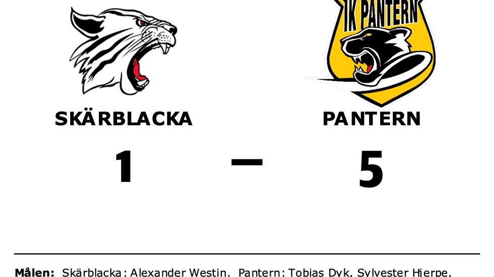 Skärblacka IF förlorade mot IK Pantern