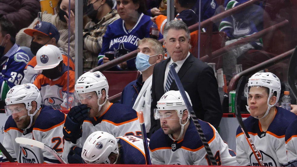 Edmontons tränare Dave Tippett får sparken. Arkivbild.