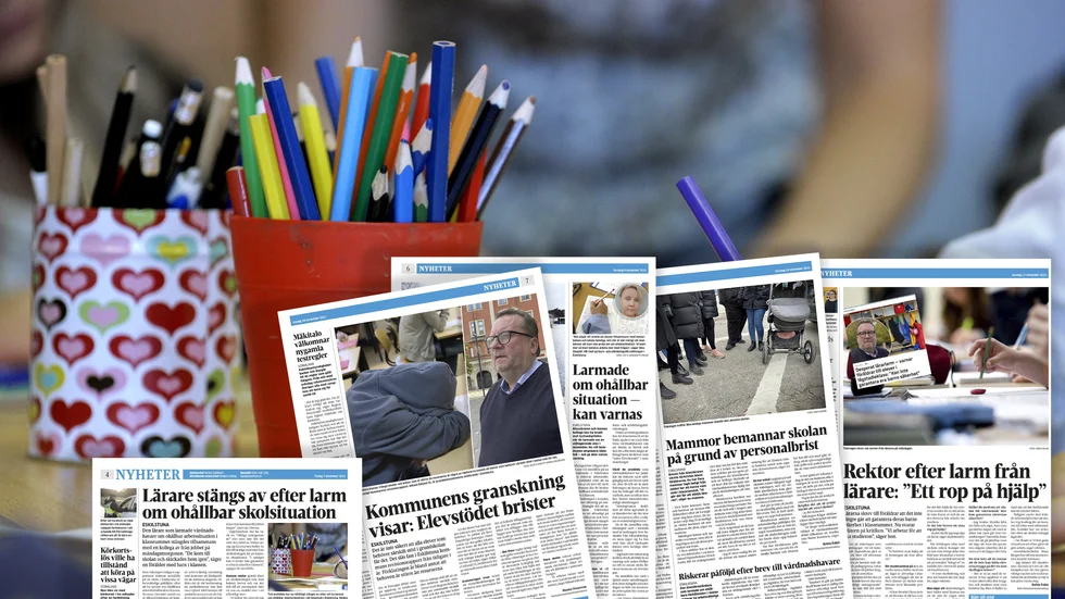 Tidningen har i flera artiklar berättat om pedagogerna som larmat vårdnadshavare om en ohållbar arbetssituation i en skolklass i Eskilstuna. Enligt de anställda var syftet med brevet att få skolledningen att vidta åtgärder. 