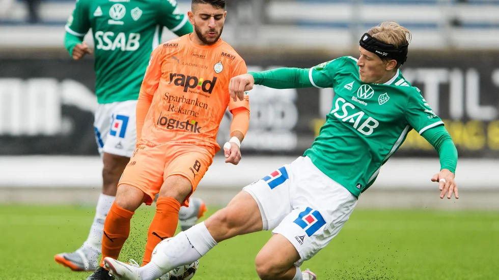 André Alsanati var AFC Eskilstunas bäste spelare i 5-2-segern mot Jönköpings Södra.