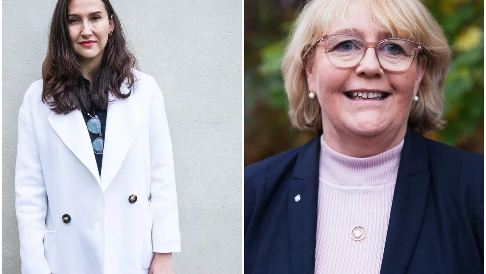 Aida Hadzialic och Socialdemokraterna vill gärna ersätta Irene Svenonius och Moderaterna vid makten i region Stockholm. För det allmännas bästa bör striden utkämpas med blanka vapen.  