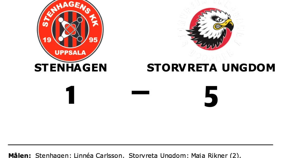 Stenhagens KK förlorade mot Storvreta Ungdom IBK D1