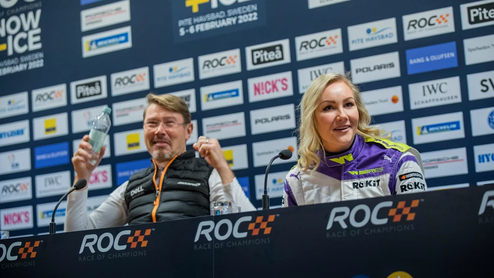 Mika Häkkinen och Emma Kimilainen kommer att köra Nations Cup ihop som Team Finland. "Mika är min barndomsidol", säger Emma Kimilainen.