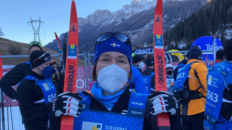 Annika Thyni åkte italienska klassikern Marcialonga, ett lopp på 70 kilometer.