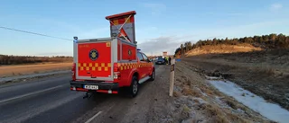 Trafikolycka på Ådarakan – två bilar inblandade 