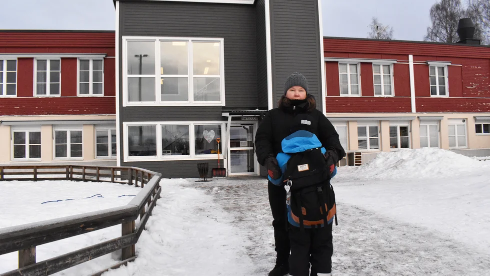Linda Landin berättar att sonen Oliver har konstaterad pollenrelaterad astma. Men vintertid var det inga problem förrän han började på Tranan.