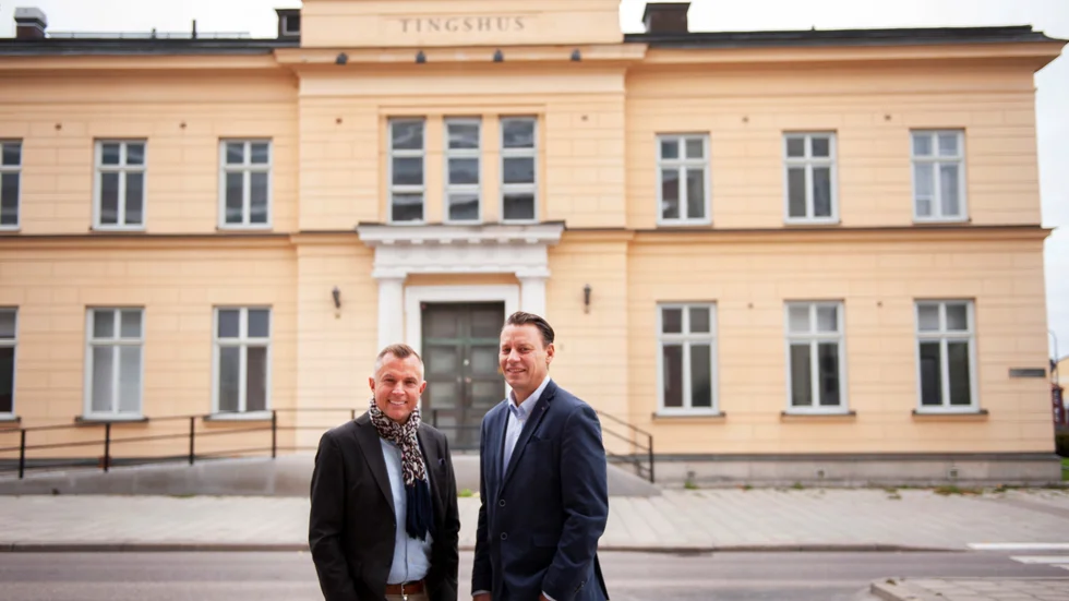 Best Bemanning & Rekrytering med delägarna Fredrik Wahlqvist och Mårten Sporrong flyttar i april in i det gamla tingshuset i Eskilstuna. 