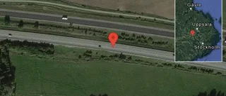 Trafikolycka med lastbil på E18