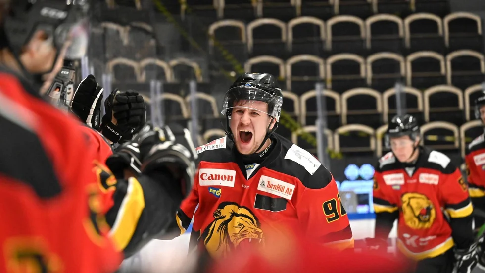 Sebastian Palukka gjorde två mål under Lejons bortaturné i alltvåan.