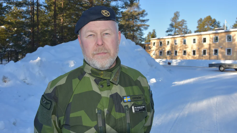 Carl-Fredrik Edström, flottiljchef vid Norrbottens flygflottilj.