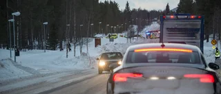 Trafikolycka med flera fordon inblandade