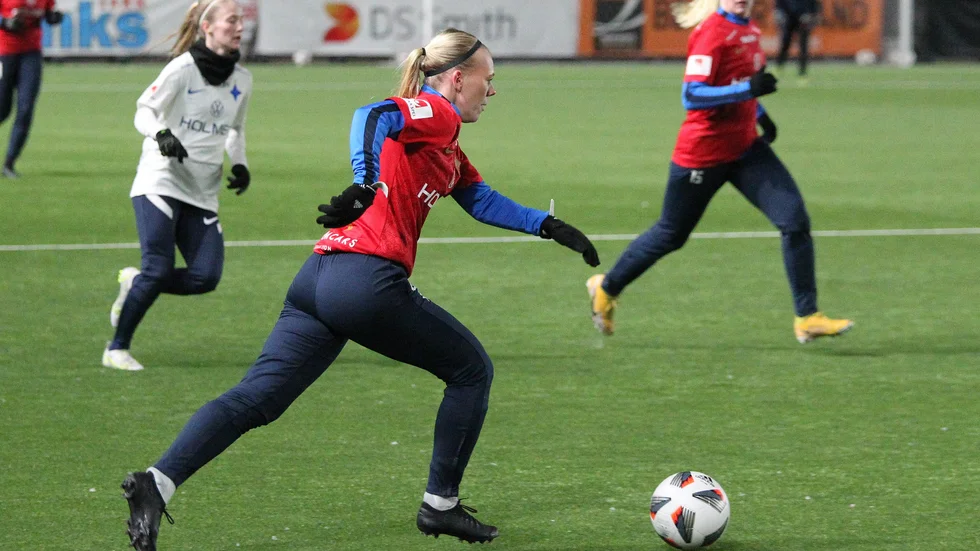 IFK arrangerade en testmatch under tisdagen.
