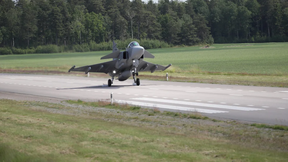 Kanada överväger att köpa svenska Jas 39 Gripen. Arkivbild.