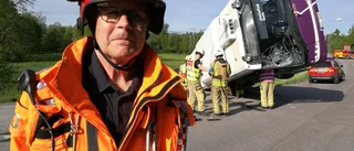 Bussolycka på Skelleftehamnsvägen