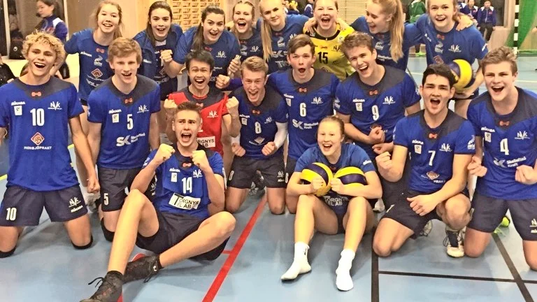 Vinnare. Norsjö Volleys ungdomar imponerade.