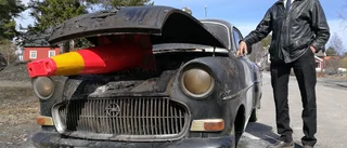 Larm om bilbrand i Skelleftehamn