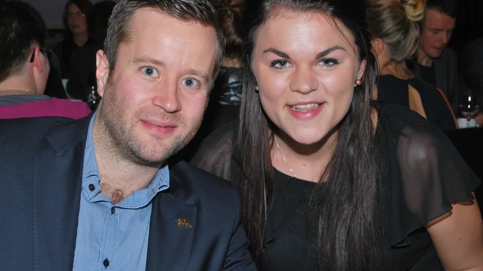 Daniel Kitti, Swedbank, och Sofia Andersson Lundberg, Folkparken var också på plats. Folkparken var även nominerade till årets marknadsförare.