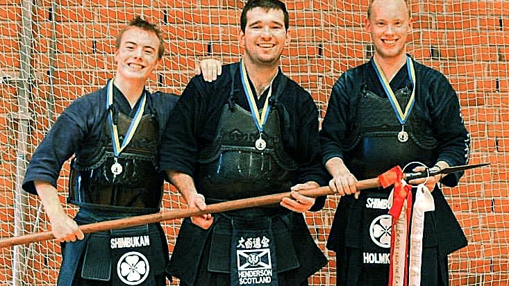 Lag Bohica, från vänster: Karl Bjuhr, David-John Henderson och  Ambjörn Holmkvist. Foto: Erik Åström