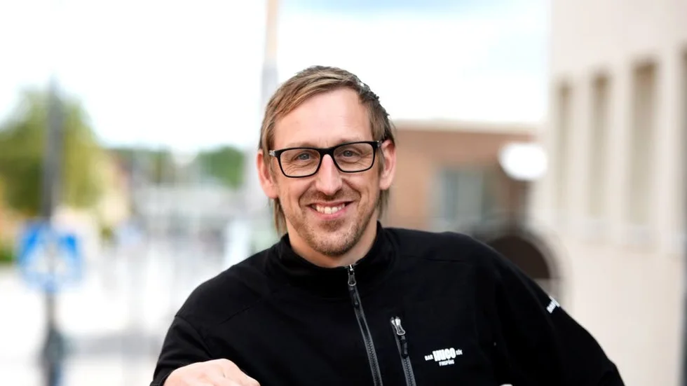 Nöjd. Patrik Persson, nöjesansvarig på Hugo i Finspång, är nöjd med vårens program.